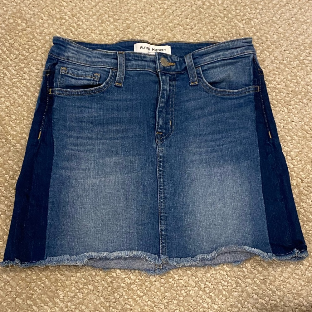 Flying Monkey Jean Skirt